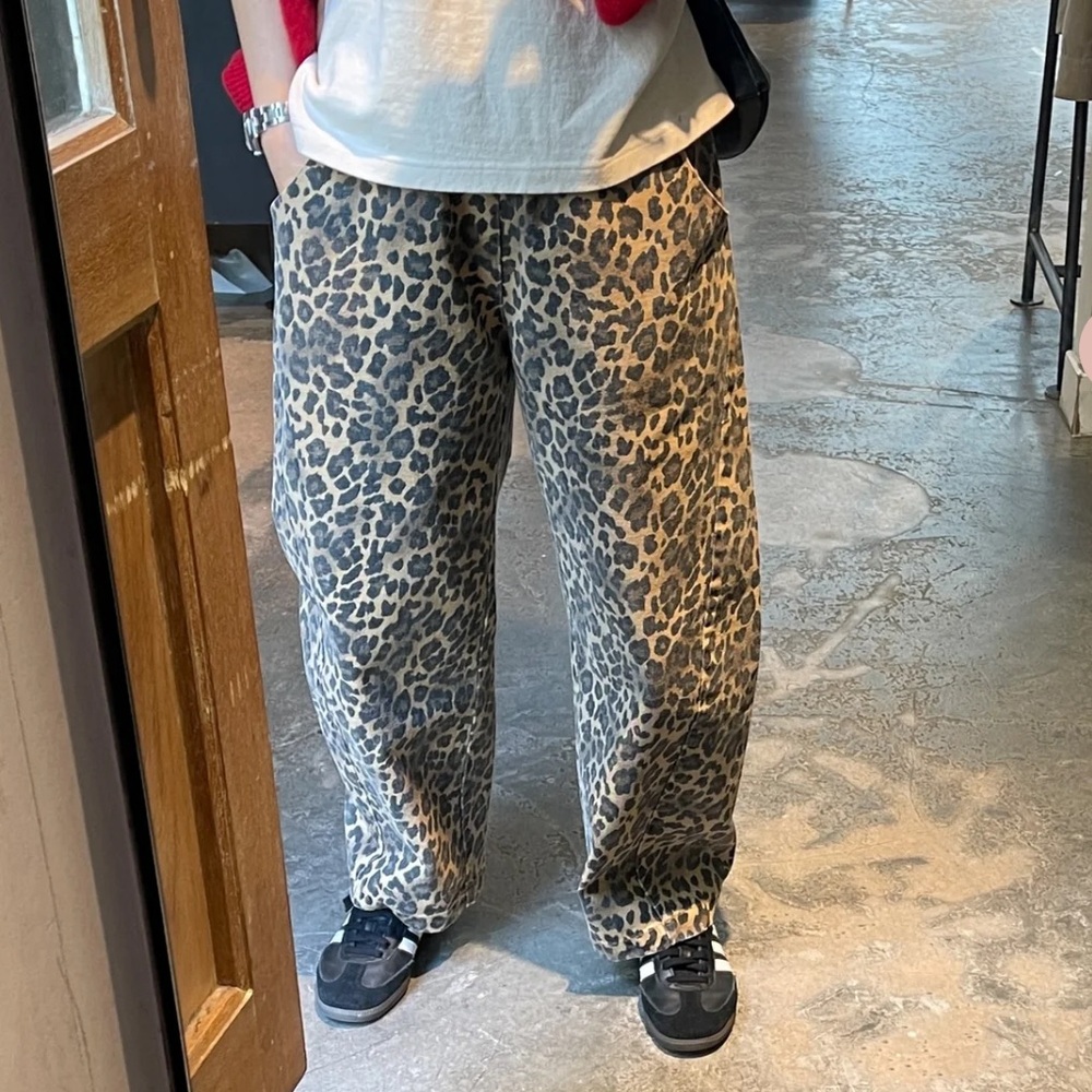 SOLD!! Le Bon Shoppe Arc Pant in Leopard | Size Small